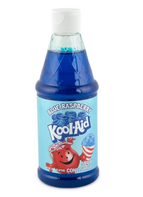 Kool Aid Blue Raspberry Snow Cone Syrup 16 Fl Oz