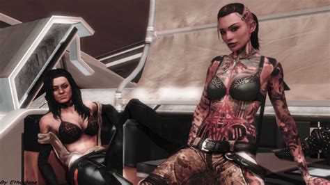 Mass Effect Wallpaper Jack And Miranda By Ethaclane On Deviantart