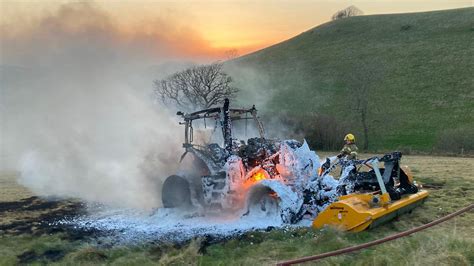 Tractor Destroyed By Fire In Melplash
