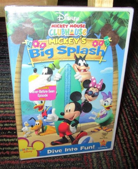 Disney Mickey Mouse Clubhouse Mickeys Big Splash Dvd 4 Great