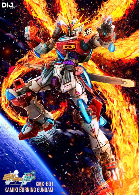 Kamiki Burning Gundam By Dij Art On Deviantart