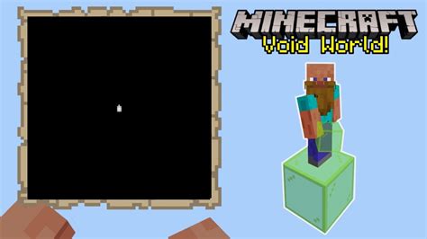 How To Make A Void World In Minecraft Perfect For Skyblock Tutorial