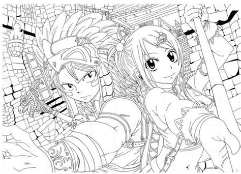 10 Best Fairy Tail Coloring Pages Anime