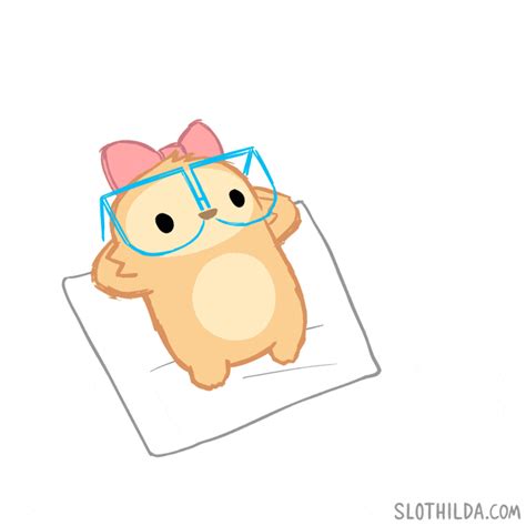 动态图 Animation Happy Cute Cartoon Adorable Sleep Comics Comic