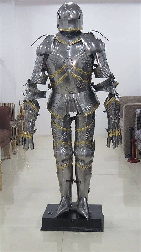 Nauticalmart Rare German Gothic Renaissance Suit Of Armour Halloween Armor Costume Custom Size