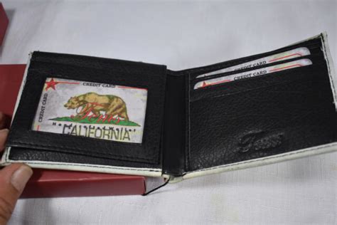 Tems Handcrafted California Bear Flip Bifold Wallet Ebay
