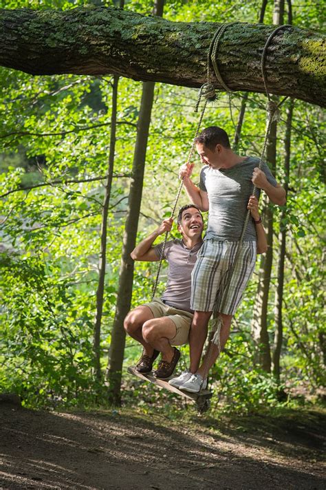 Outdoor Gay Engagement Shoot In Massachusetts Popsugar Love Sex