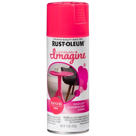 Rust Oleum Imagine 4 Pack Gloss Neon Pink Fluorescent Spray Paint Net