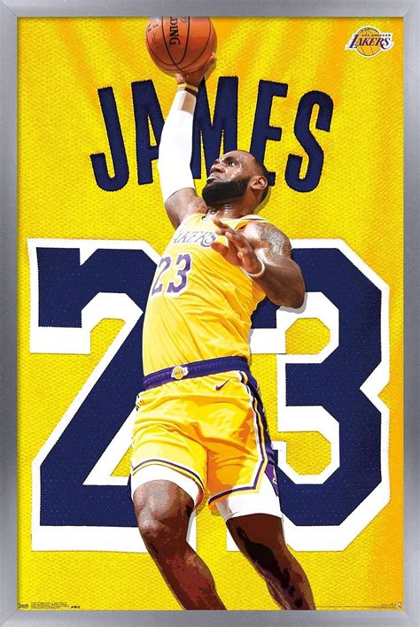 Lebron James Poster Los Angeles Lakers 23 Photo Wall Art Print 24x18