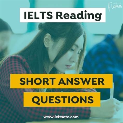 Ielts Reading Short Answer Questions Tips And Tricks