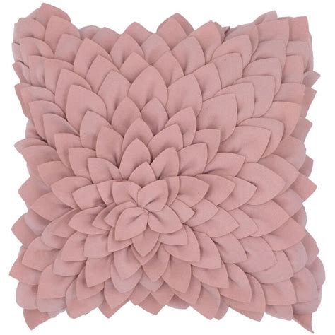 Product titlewinhome decorative light pink flower pattern throw pillow home decorative pillow product titleunique bargains 1pcs velvet poms decor throw pillow cover pale pink 20 x 20. Felt Petal Pillow, 16" x 16", Blush Pink in 2020 | Light ...