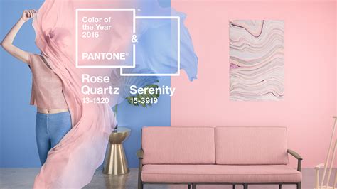 Pantone Announces Rose Quartz And Serenity As Its 2016 Colors Of The