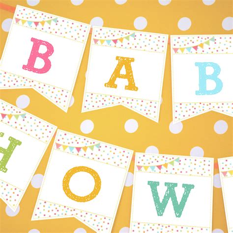 Personalized Banners For Baby Shower Preppy Girl Baby Shower Banner