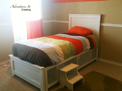 Designed to look like a racecar, it features a spoiler headboard, wheel accents, and faux. Adventures In Creating: Big Boy Bed