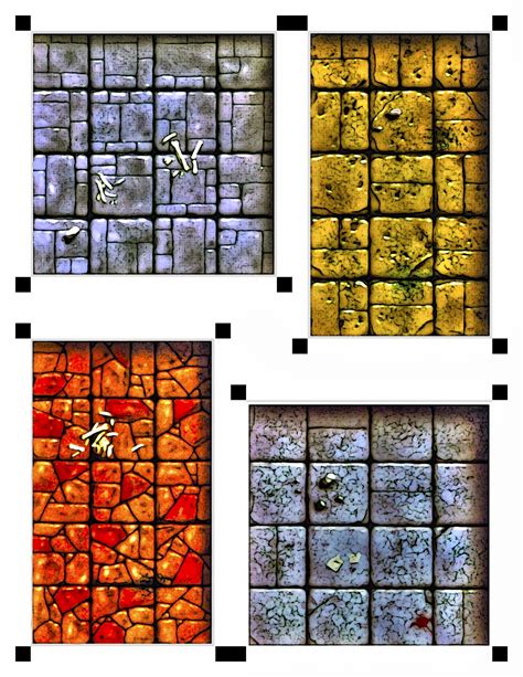 Free Dungeon Tiles To Print Plateaux Heroquest Cartoon Par Chaoticprime