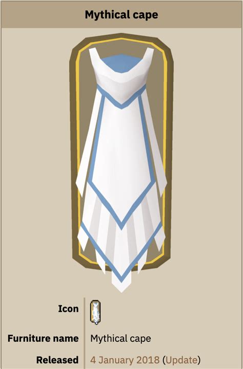 Accepted Suggestion Game Add Mythical Cape To Guild Trophy Space In