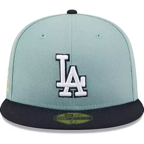 New Era Light Navy Los Angeles Dodgers Beach Kiss 59fifty Fitted Hat