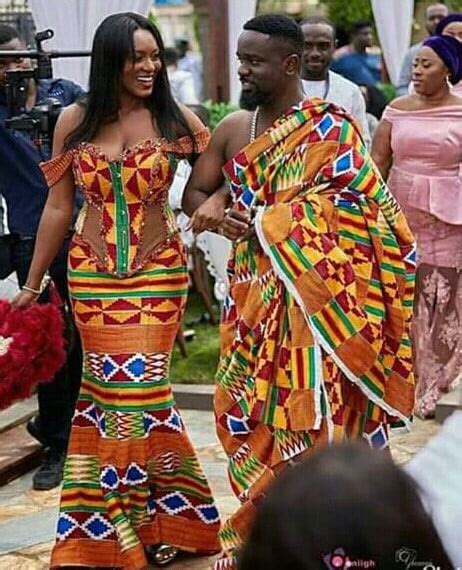 Elegant Kente Styles For Engagement In Ghana The Off