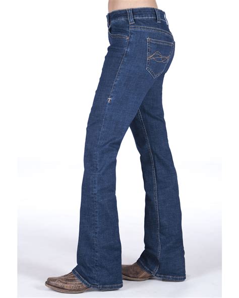 Cowgirl Tuff Womens Delux Medium Wash Bootcut Jeans Boot Barn