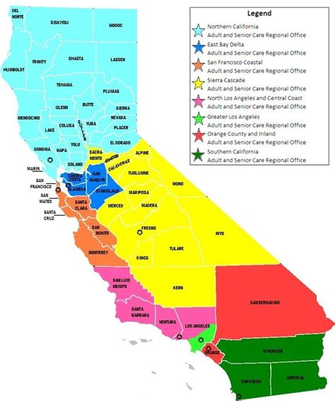 California Zip Code Map With City Names