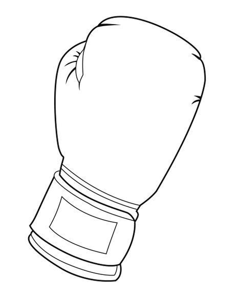 Black And White Boxing Glove Luva De Boxe Boxe Boas Ideias Para