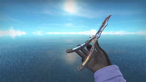 CS:GO Knife butterfly case hardened - YouTube