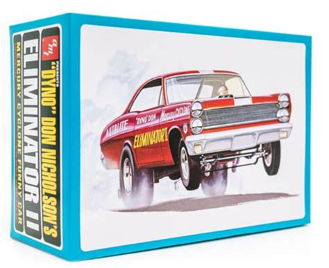 amt 1 25 1967 dyno don nicholsons mercury cyclone eliminator ii model kit