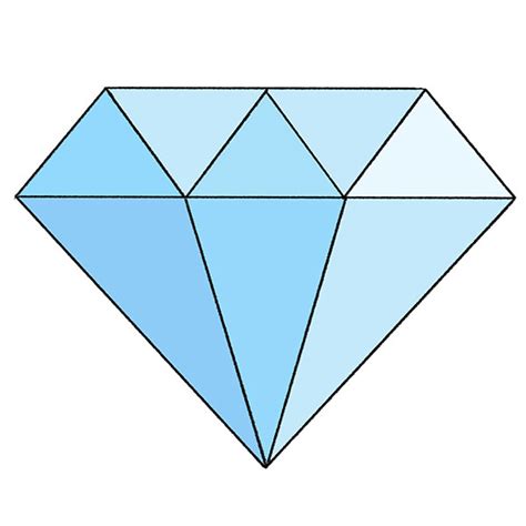 How To Draw A Diamond Easy Drawing Tutorial For Kids