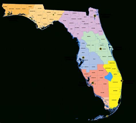 Interactive Florida County Map Printable Maps