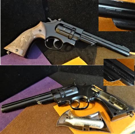 Vintage Crosman Model 38t 177 Caliber Revolver Air Pistol 4600