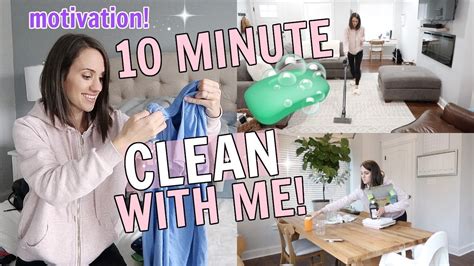 10 Minute Cleaning Motivation Clean With Me 2020 10 Minute Tidy