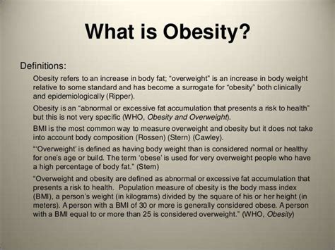 Obesity Case Study