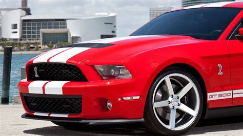 Red Ford Shelby Car Gt 500 Hd Wallpaper Wallpaper Flare