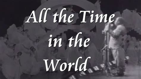 Louis Armstrong We Have All The Time In The World Youtube
