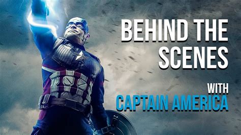 Behind The Scenes With Captain America Youtube