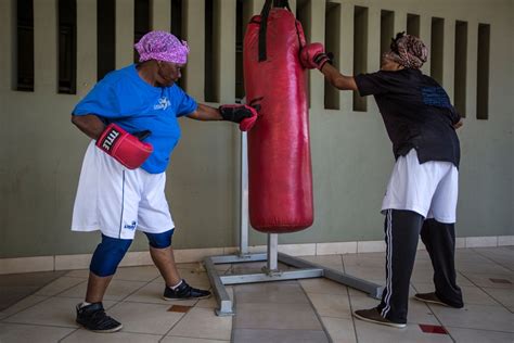 In Pictures South Africas Boxing Grannies Pack Quite A Punch