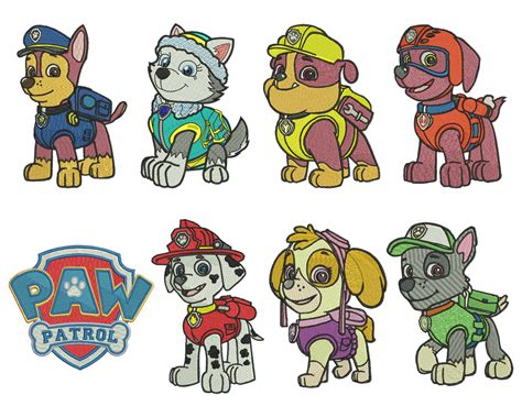 Coat Of Arms Paw Patrol Digital Embroidery Design File