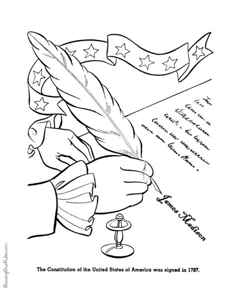 Constitution Day Coloring Pages Coloring Home