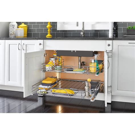 Shop Rev-A-Shelf 22.25-in x 14.5-in Wood Cutlery Insert ...