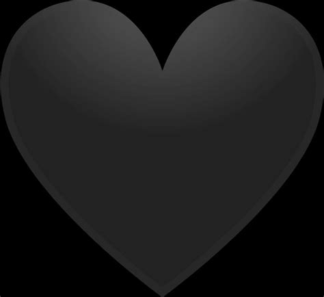 Download Black Heart Emoji Graphic