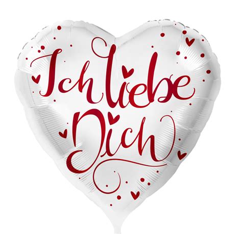 Perdona si te llamo amor: Luftasia Onlineshop Ich liebe Dich weiß 71cm XXL, Valentinstag