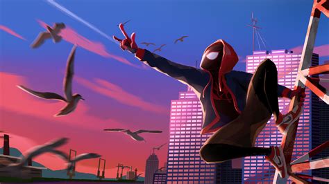 1920x1080 Spider Man Into The Spider Verse Art Laptop Full Hd 1080p Hd