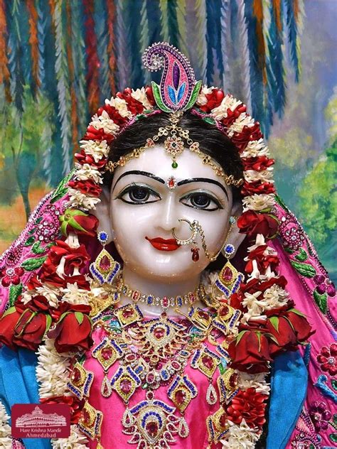 Hare Krishna Temple Ahmedabad Deity Darshan 09 Jan 2018 3 Radha