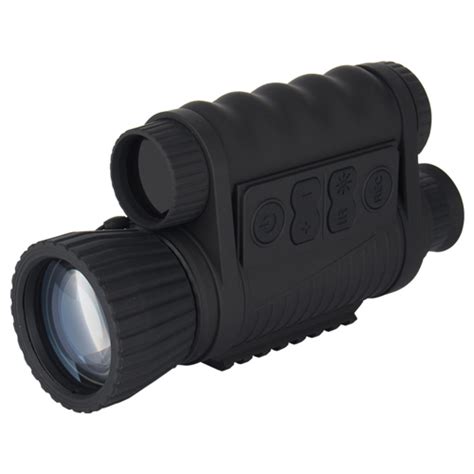 6x50 Digital Hunting Night Vision Monocular 5mp Hd720p Video With 15