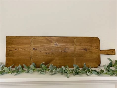 Extra Large European Rectangle Bread Board Reclaimed Repurposed Wood