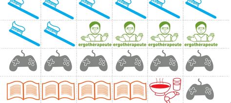 Les photos et images sélectionnées constituaient en quelque sorte le fil de la journée. Planning & pictogrammes à télécharger - Blog Hop'Toys