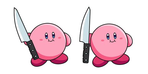 Kirby With A Knife Meme Cursor Custom Cursor