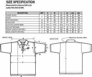 Ladies Polo T Shirt Size Chart Singapore National Paralympic Council