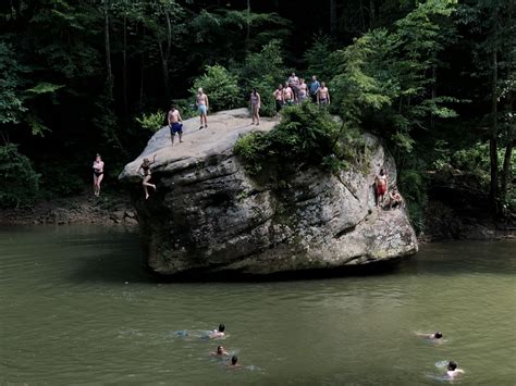 Jump Rock Red River Gorge Kentucky Gave Me The Small Bliss Of