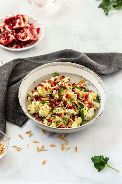 Roasted Cauliflower Salad With Turmeric It S Not Complicated Recipes